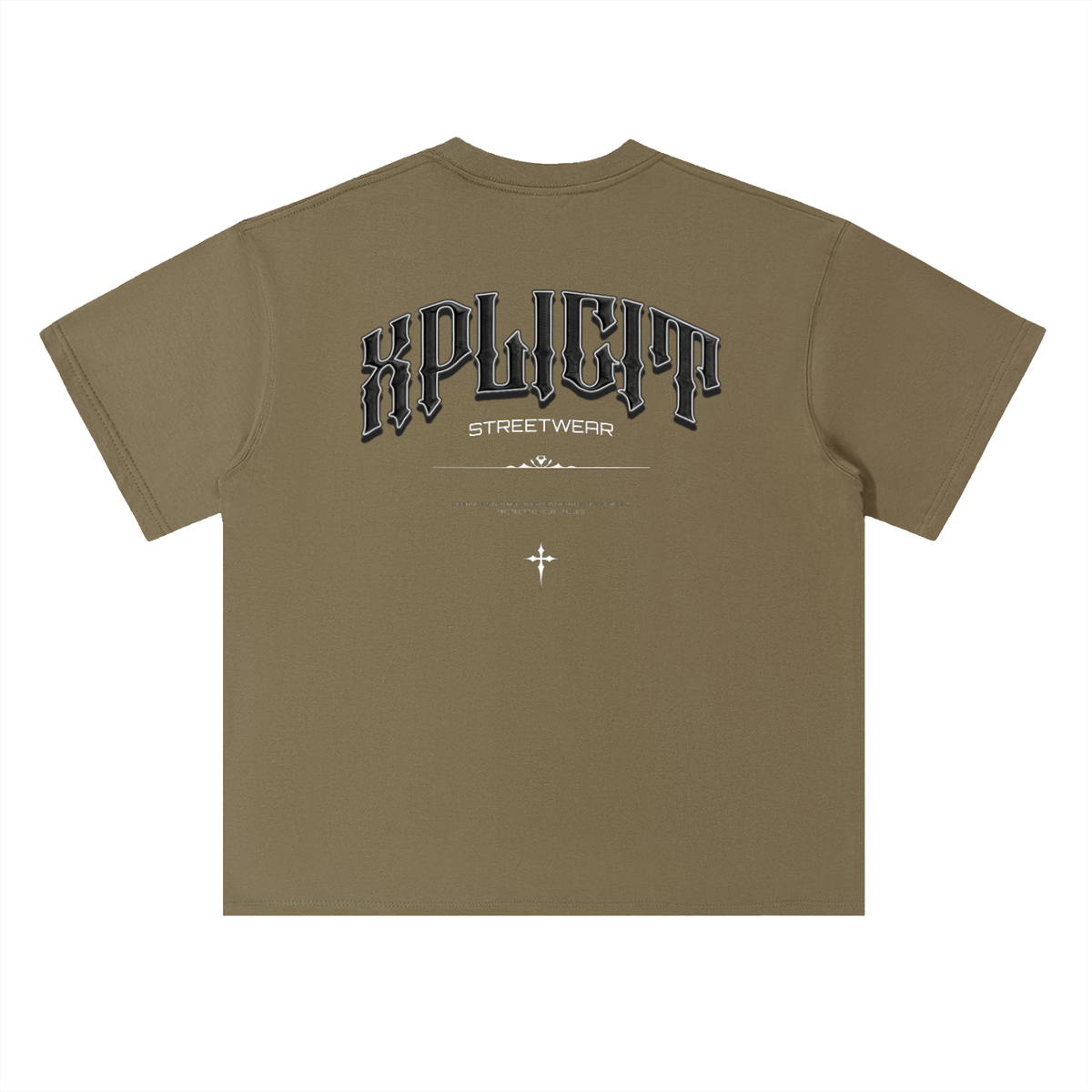 XPLICIT Heavyweight Drop Shoulder Cotton T-Shirt