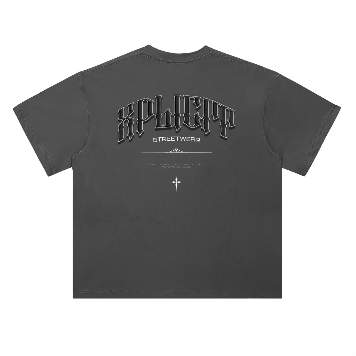XPLICIT Heavyweight Drop Shoulder Cotton T-Shirt