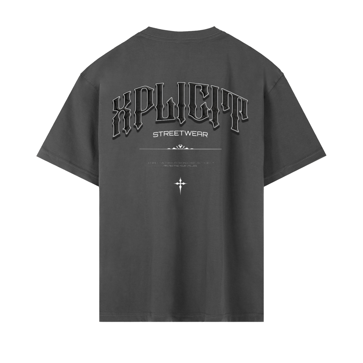 XPLICIT Heavyweight Drop Shoulder Cotton T-Shirt