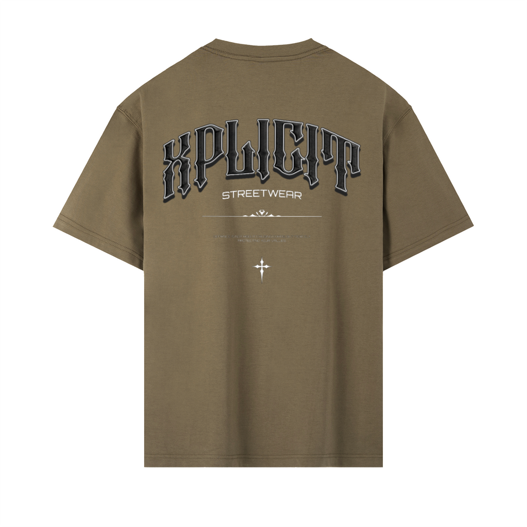 XPLICIT Heavyweight Drop Shoulder Cotton T-Shirt