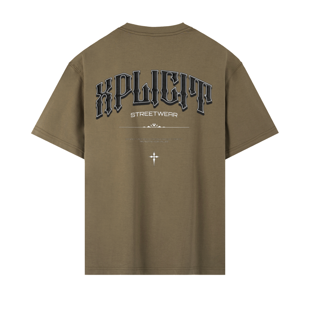 XPLICIT Heavyweight Drop Shoulder Cotton T-Shirt
