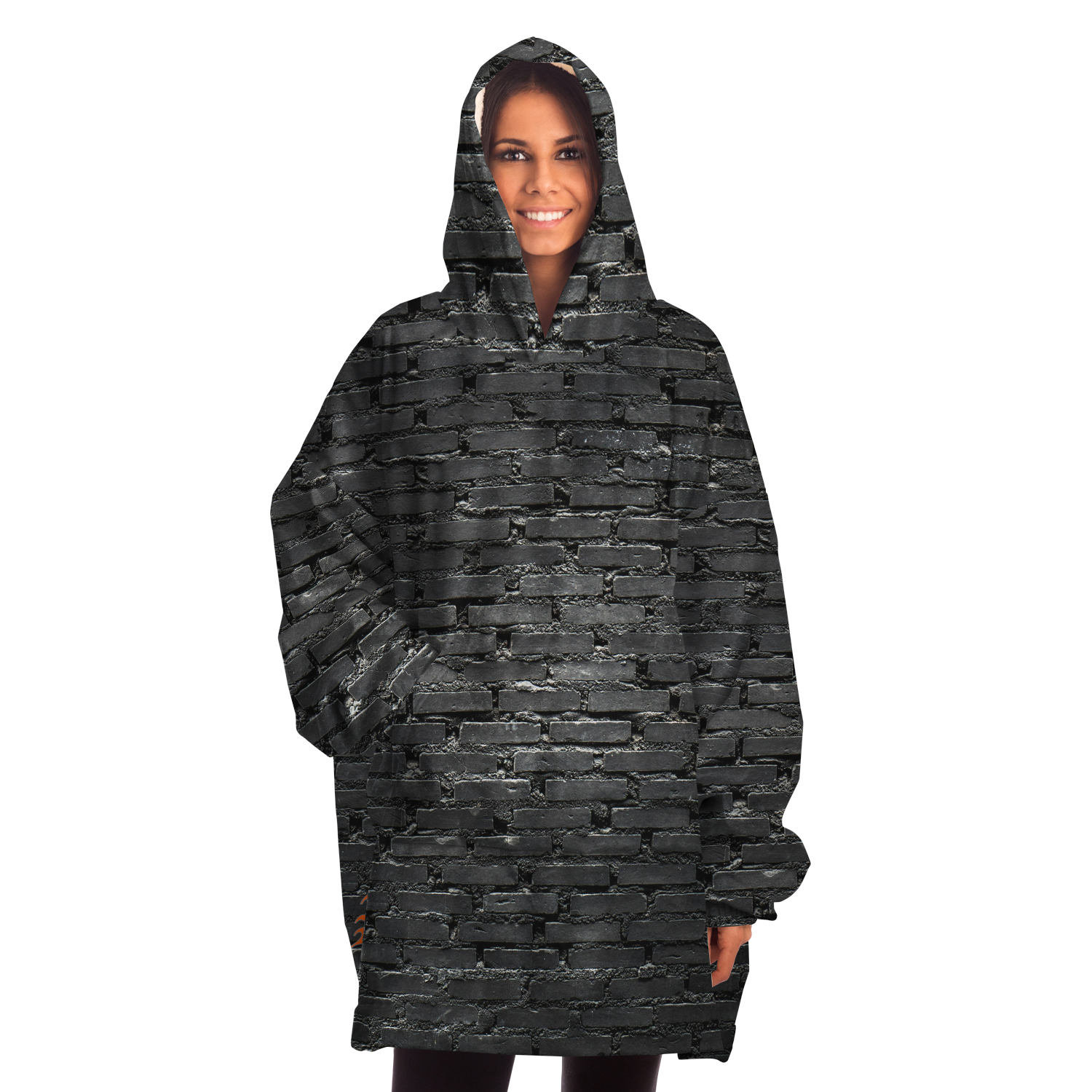 BLACK BRICK SNUG HOODIE