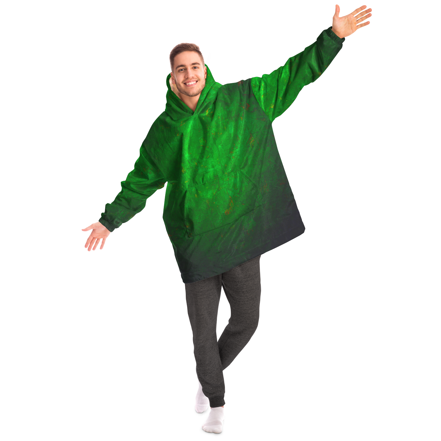 FUNKY GREEN SNUG HOODIE